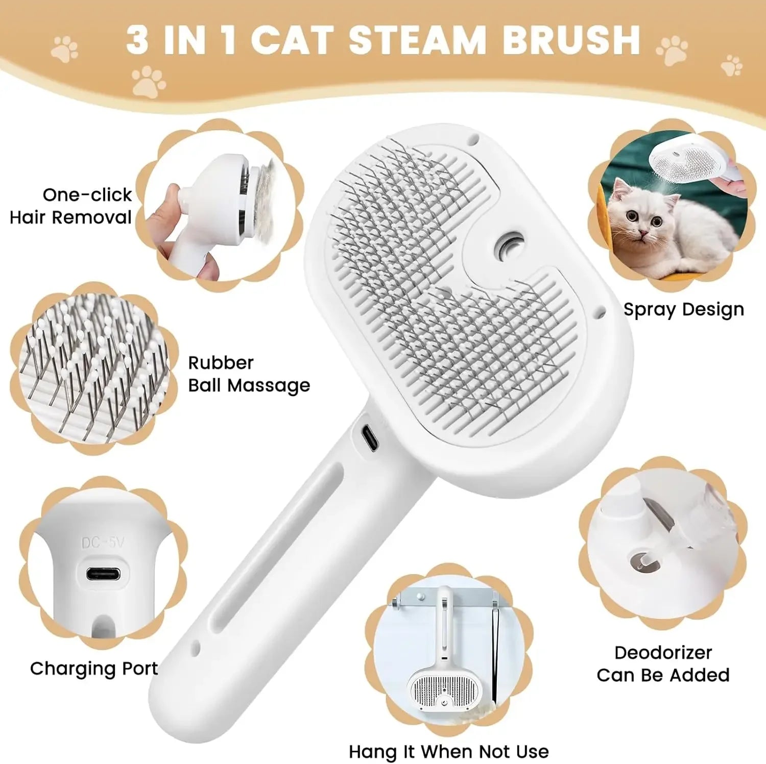 Petz Luxury - Steam Brush